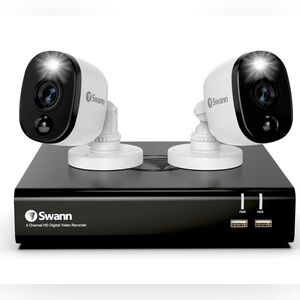 NEW Swann Home DVR Security Camera System with 1TB HDD, 4 Channel 2 Camera